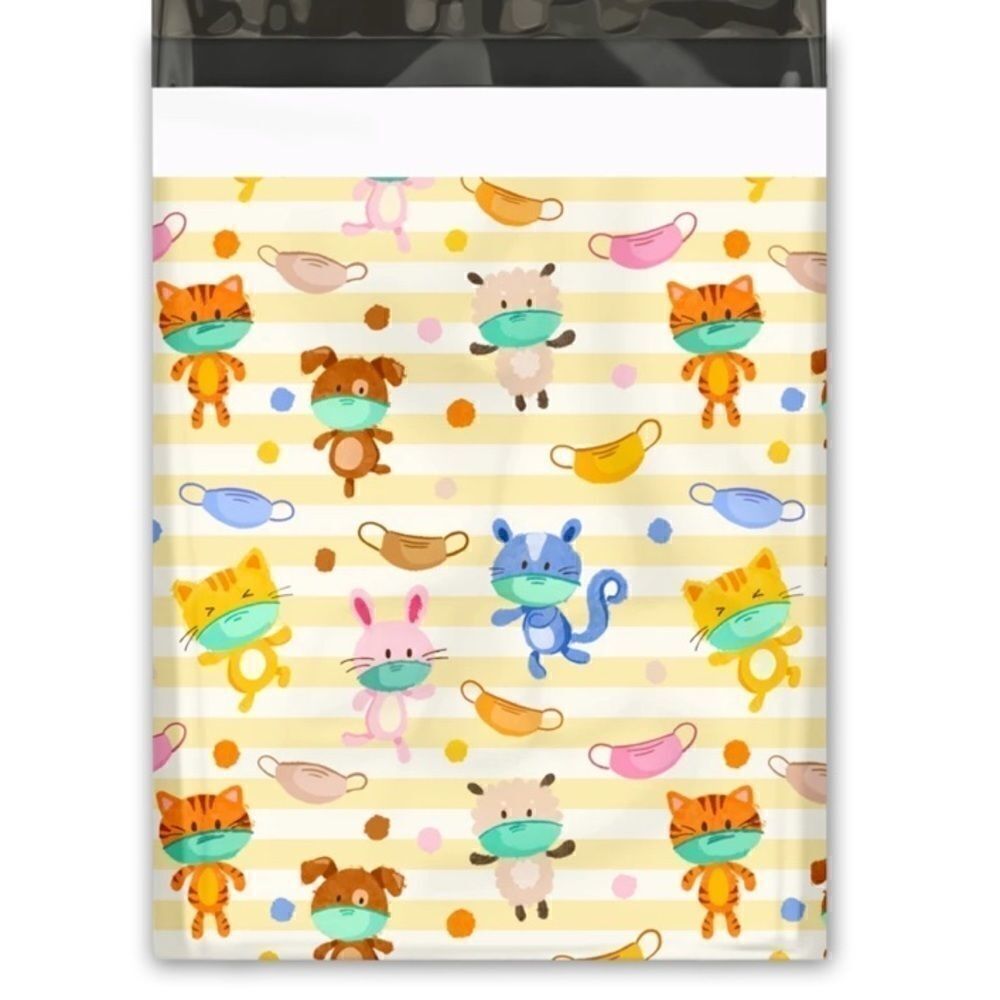 Poly Mailers MIX 10x13 14.5x19 sizes plus insert cards and stickers